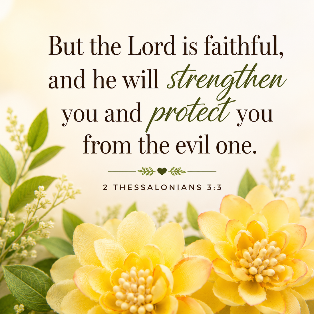 The Lord Is Faithful and Will Strengthen You | 2 Thessalonians 3:3 Meaning