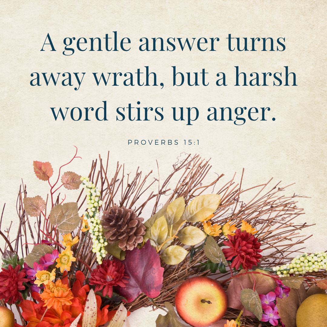 A Gentle Answer Turns Away Wrath | Proverbs 15:1