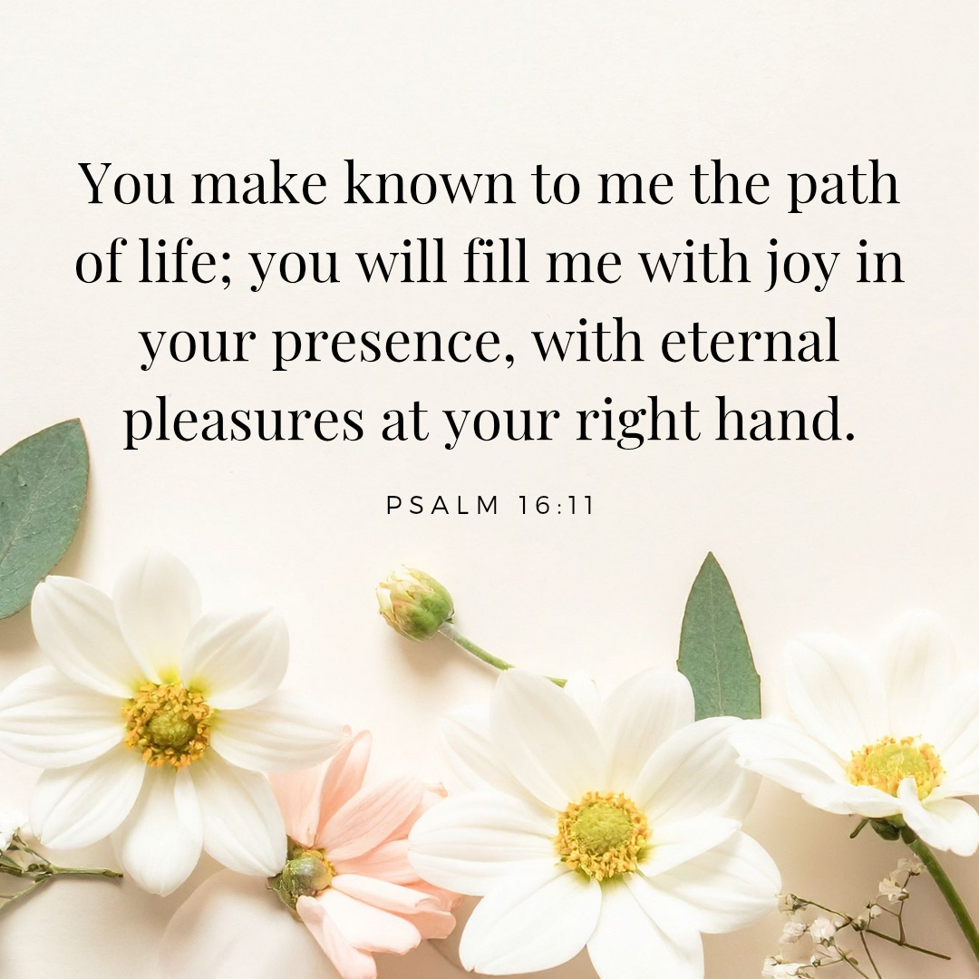 Finding Lasting Joy in God's Presence | Psalm 16:11 | Daily Bible Verse