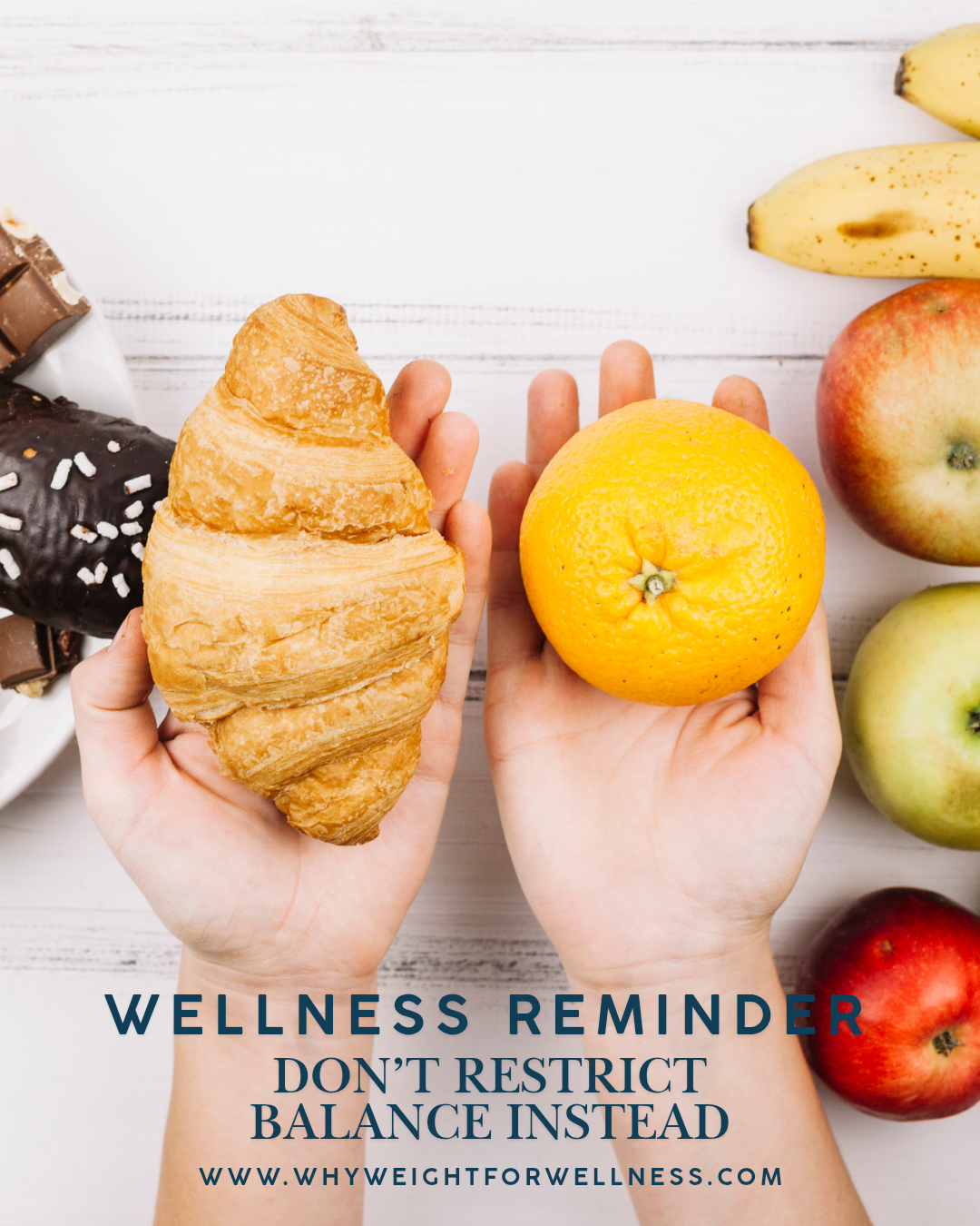Don't Restrict—Balance Instead: The Secret to Sustainable Weight Loss and Wellness