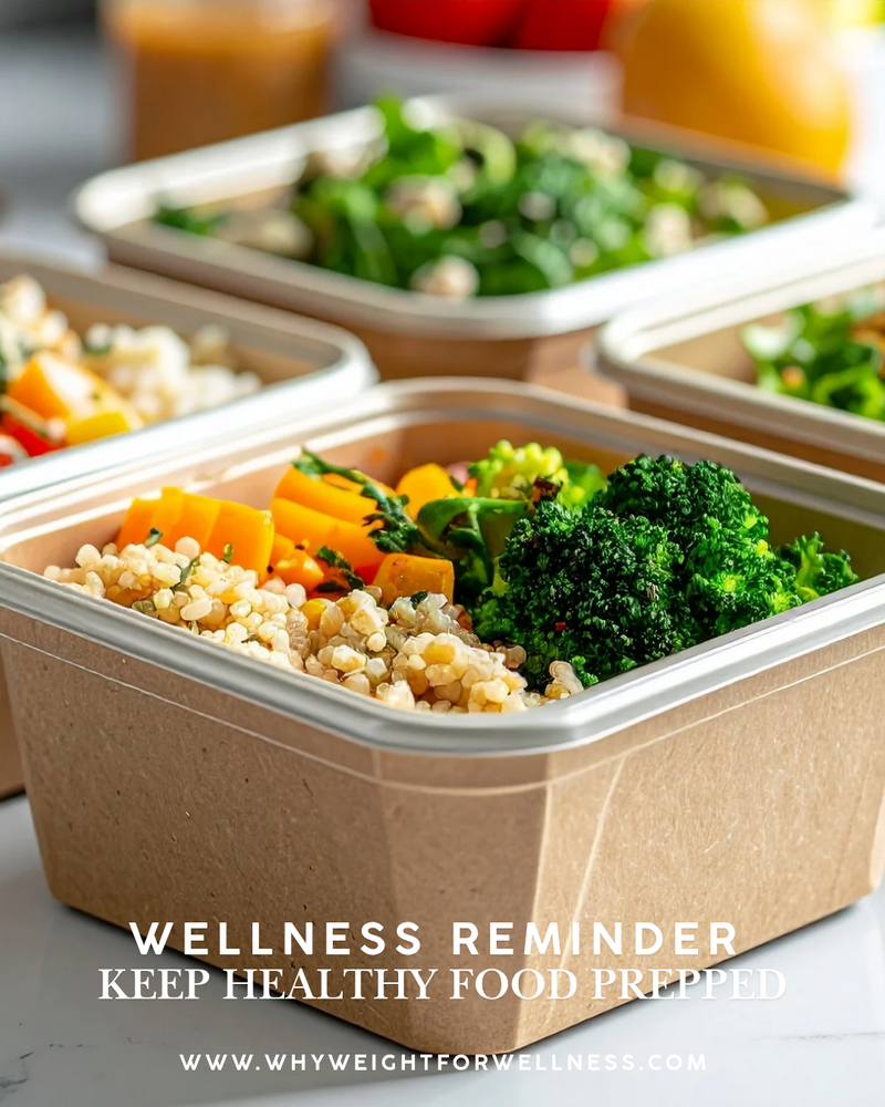 Keep Healthy Food Prepped: The Secret to Consistent Wellness and Weight Loss