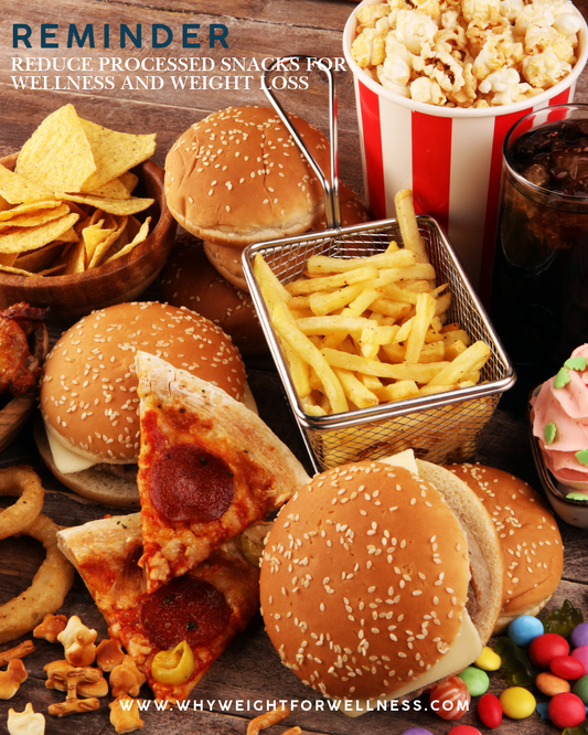 Healthy Reminder - Reduce Processed Snacks